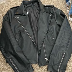 Faux Leather Jacket